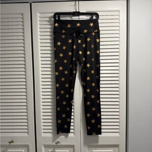 C&C California Black and Gold Star Leggings